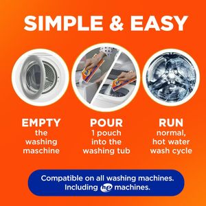 Tide Washing Machine Cleaner – Deep Clean Tablets, 5-Pack