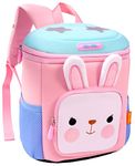 Toyshine My Cutesy Rabbit Backpacks for Kids Girls Boys Cute Toddler Backpack Preschool Nursery Travel Bag - Mini S - Blue for kids