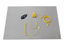 Kill Stat Anti Static ESD Grounding Kit – Anti Static Mat & Wrist Strap with UK Plug & Grounding Cords – Safe for PC Building, Electronics Repair & Soldering (Grey, 400 x 500mm)