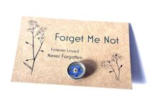 Forget Me Not Memorial Pin, Flower Design, Funeral Favour, Bereavement Gift, Rememberance Brooch (1 x Memorial Pin)