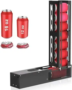 YOTAN Electric Can Crusher, Automatic Electric Can Crusher Hold 8 Cans, Automatic Loading Can Crusher for Recycling 12oz~16oz Cans, Countertop Can Crusher for Aluminum Seltzer, Cola, Beer