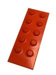 Orange Tactile Markers, Bright Coloured Self Adhesive Feet For Blind & Partially Sighted 8mm x 3mm (Pack of 10)