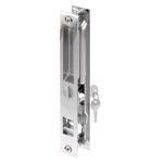 Prime-Line C 1075 Keyed Sliding Door Flush Latch Handle Set, 6-5/8 in., Diecast Construction (Single Pack)