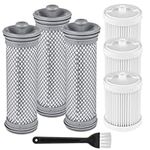 Replacement Filter kit Compatible with Tineco A10 A11 Hero Master Vacuums, Pure ONE S11 Cordless Vacuum Cleaner Accessories, 3 Pack Pre Filters & 3 Pack HEPA Filter