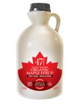 47° North Single Source Organic Maple Sryup Grade A Very Dark 1000ml Strong in taste, perfect for baking, barbeque & coffee!