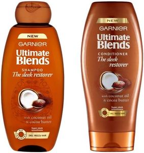 Garnier Ultimate Blends The Sleek Restorer Shampoo 400ml & Conditioner 400ml