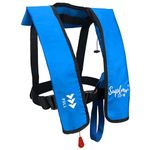 Suplmv Inflatable Life Jacket Life Vest Basic Automatic/Manual (Click to Select Blue Manual)…