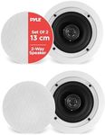 Pyle Pair 5.25 Inch/13.3cm Flush Mo