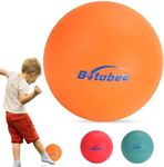 Botabee Uncoated High Density Foam Ball for Babies - Soft Plush Kids Play Ball - Durable and Secure Foam Ball for Sensory Development - Vibrant Orange Color - Dodge Balls for Kids - 7''