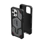 Urban Armor Gear UAG iPhone 16 Pro Max Case, Monarch Pro Mag-Safe Compatible, Premium Rugged Protective Case/Cover Designed for iPhone 16 Pro Max (6.9-Inch) (Military Drop Tested) - Kevlar Silver