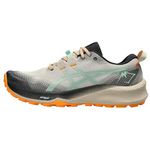 ASICS Trabuco 12 Mens Trail Running Shoes Road Feather/Mint 9 (44)