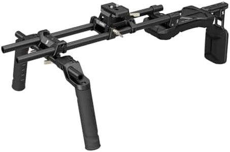 SmallRig Shoulder Rig Kit (Classic Version), Dual Handles 15mm Rods, Universal Shoulder Mount Video Rig with Quick Release for Arca, for SmallRig Follow Focus, for DSLR Camcorder, for Filmmaking -4480