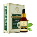 KHADI NATURAL Teatree Pure Essential Oil Latest International Packaging (15ml)