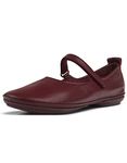 Camper Women's Right Nina K201365 Ballet Flat, Burgundy 007, 2 UK