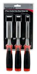 Sheffield 58410 3-Piece Wood Chisel Set