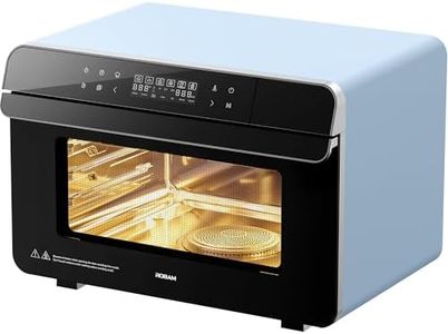 ROBAM Toaster Air Fryer Combi Oven, Countertop Steam Oven 20-in-1 with Convection Steam Roast & Bake, Multi-Stage Cooking, Self-Clean, 7 Modes, 30 Built-In Recipes, for Kitchen Pizza Baking (Blue)