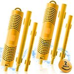 Bilinavy Spa in-Filter Mineral Sticks Parts for Hot Tub Filter Cartridge, Last for 4 Months, Yellow, 2PCS