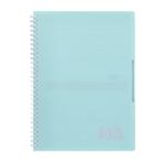 Navneet Youva HQ | Spiral Wiro Bound Single Subject Notebook |17.6x25 cm |Single Line |160 Pages |Mint Green