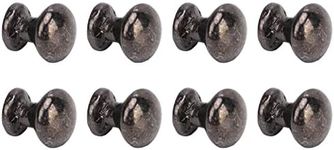8Pcs 1:12 Scale Miniature Round Hea