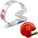 Football Helmet Cookie Cutter 3.25"