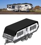 SUPAREE Motorhome Top Covers Caravan Cover Waterproof Caravan Roof Cover Universal for Summer UV Protection 210D Oxford Cloth with Reflective Strips 9 x 3m