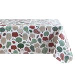 Home Beyond & HB design - Vinyl Table Cloth with Flannel Back for Thanksgiving Autumn - Rectangular Waterproof Tablecloth Table Cover for Indoor Outdoor - 50x70-Inch, Multi-Color Pumkins