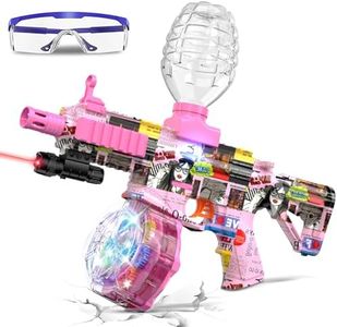 Anstoy Electric Gel Ball Blaster, Pink, 166 FPS