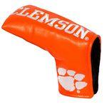 Team Golf NCAA Clemson Tigers Golf Club Vintage Blade Putter Headcover, Form Fitting Design, Fits Scotty Cameron, Taylormade, Odyssey, Titleist, Ping, Callaway