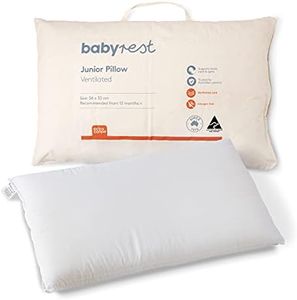 Babyrest Deluxe Ventilated Cot Pillow Foam Core 560 X 330 MM, White