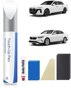 PARTS4EV 300 Alpine White Touch Up Paint Repair Kit Compatible with BMW - DIY Kit Exactly Matches Chips and Nicks