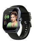 CELLECOR M6 Twist 2.01" HD Curved Display Smart Watch, Bluetooth Calling, 100+ Watch Faces, 100+ Sports Modes, Health Suite, Voice Assistance (Black)