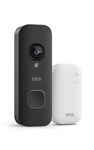 Blink Battery Doorbell 2K+ (newest gen) | Head-to-toe view | 2K video | Enhanced audio | IP65 | Long-lasting battery life | Easy setup | Sync Module Core included – System (Black)