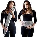 The Original, Award Winning Long Hot Water Bottle by YUYU. 75cm x 12cm, Wearable Strap, Up to 6 Hours of Warmth. Grade A, Natural Sri Lankan Rubber Eco Bottle, 2 Year Warranty. from UK (Koala Grey)