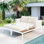Modern Outdoor Patio Metal Daybed w
