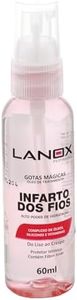 Trihair Gotas Mágicas Lanox Infarto dos Fios - Intensive Hair Repair Serum, Frizz Control, Vegan, Paraben-Free 60ml (2.02 Fl Oz)