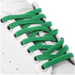 Elastic No Tie Shoelaces - One Size Fits All Adult And Kids Shoes(2 Pairs) Green Size: X-Large