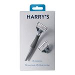 Harry's Charcoal Razor Handle Plus 2 Blade Cartridges
