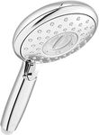 American Standard 9038154.002 Spectra 4-Function Handheld Shower Head 5-inch 1.8 GPM, Polished Chrome