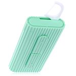 WLLHYF Portable Dental Floss Case Automatic Dental Floss Pick Organizer Case Travel Flosser Dispenser Storage Case Refillable Holder Boxes with 10 Floss Picks for Teeth Cleaning