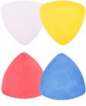 ILLUVA Tailors Sewing Chalk, Triangle Dressmaking Dressmakers Chalk Pencil for Marking Fabric, Pack of 4, 4 Colours