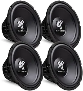 Hifonics 4 HFX12D4 12" 2400W Car Audio DVC Subwoofers Power Bass Subwoofers