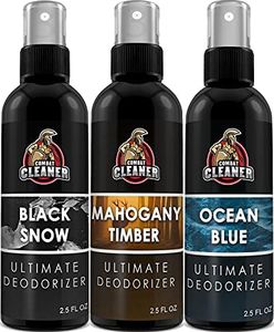 Shoe Deodorizer Spray | Disinfectant Foot Odor Eliminator, Air Freshener for Sneakers, Gym Bags, and Lockers | Men by Combat Cleaner