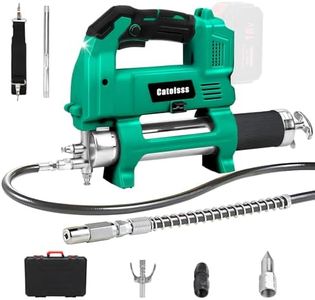 Catolsss Battery Grease Gun for Makita 18 V Battery, 12000 PSI Pressure 100 cm High Pressure Hose, Brushless Electric Grease Gun for Trucks, Farms, Construction and DIY (Without Battery)