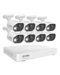 ZOSI C303 8CH Home Security Camera 