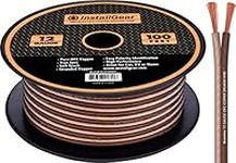 InstallGear OFC 12 Gauge AWG 100ft Speaker Wire 99.9% Oxygen-Free Copper True Spec and Soft Touch Cable - Brown (Great Use for Car Speakers Stereos, Home Theater Speakers, Surround Sound, Radio)