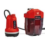 Einhell Power X-Change 18V Cordless Water Butt Pump - 3000 l/h, 2 Bar, Submersible Pump with Telescopic Pipe with Connection for A Garden Hose - GE-PP 18 RB Li Solo (Battery Not Included)