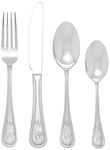 Towle 5261506 Palm Breeze 16-Piece Flatware Set, Stainless Steel