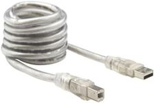 Belkin F3U133-10-CBL 10-Foot USB A to B Device Cable (Clear Ice)