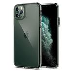 Spigen Ultra Hybrid Back Cover Case Compatible with iPhone 11 Pro Max (TPU + Poly Carbonate | Crystal Clear)