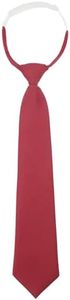 Mantieqingway Pre-tied Ties for Women, Adjustable Nect Ties for Girls/Boys 2.56'' Skinny Tie for School, Wedding, Business
